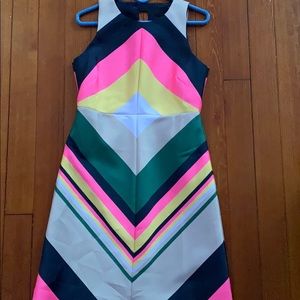 Retro Print Dress Size 6